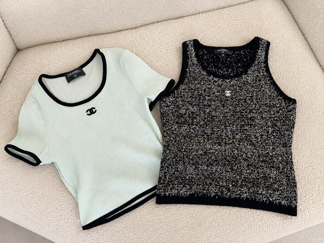 ⚜️Bundle - Chanel top | shirt (Category: Luxury Apparel) located in Makati City. Submitted by 90sangel (Listing ID 1470904567, Image 3). Description: .