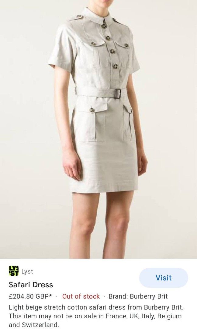 Burberry dress (Category: Dresses) located in Angeles City. Submitted by mjshoppingretail (Listing ID 1470832707, Image 1). Description: Burberry orig like new meduim stretche.