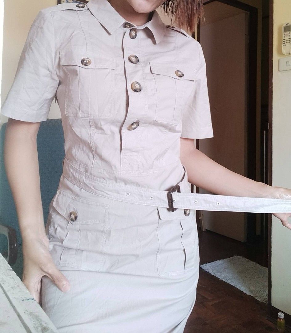Burberry dress (Category: Dresses) located in Angeles City. Submitted by mjshoppingretail (Listing ID 1470832707, Image 2). Description: Burberry orig like new meduim stretche.