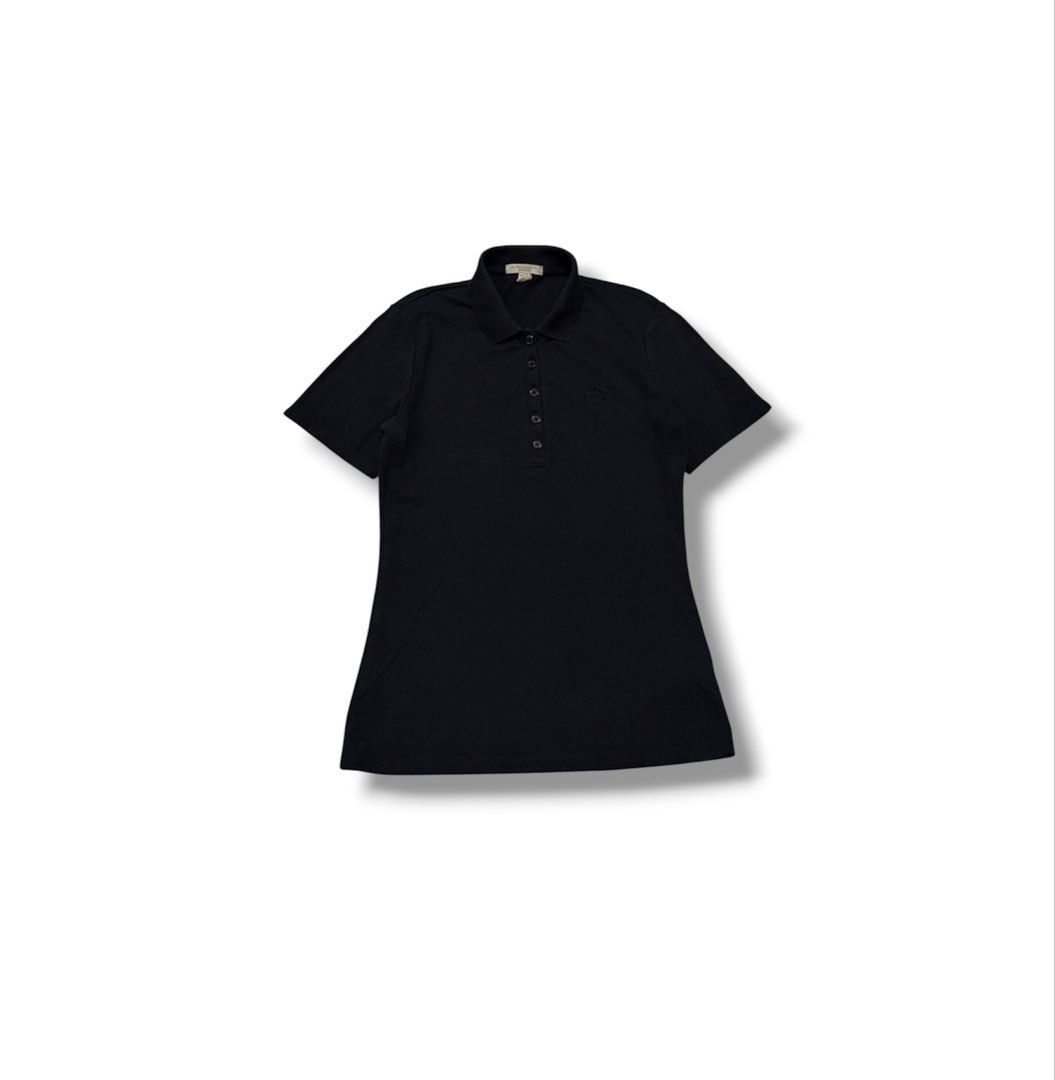 Burberry Embroidered Polo Shirt (Category: Luxury Apparel) located in Bulacan. Submitted by sanjisthrift (Listing ID 1470744861, Image 1). Description: Size XSmall Width 15.5 Length 24.5 Very Good Condition 9/10.