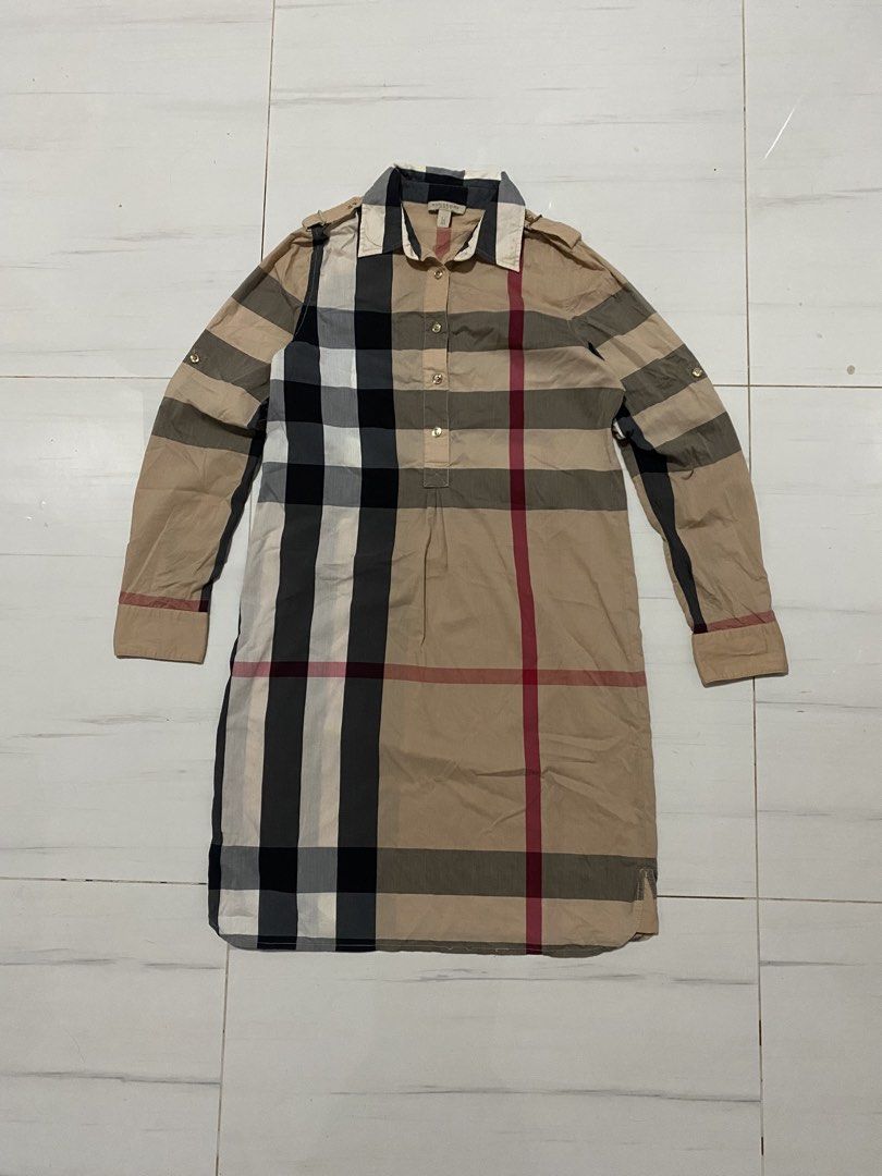 Burberry plaid dress (Category: Dresses) located in Manila. Submitted by morsgotthrift (Listing ID 1470813871, Image 1). Description: Burberry Plaid Dress No issue Width - 19 Length -35 480+sf.