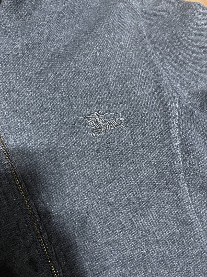 Burberry Zip Up Hood Jacket (Category: Luxury Apparel) located in Bulacan. Submitted by sanjisthrift (Listing ID 1470806425, Image 3). Description: Size Small Width 19 Length 24.5 Very Good Condition 9/10 Minor stains.