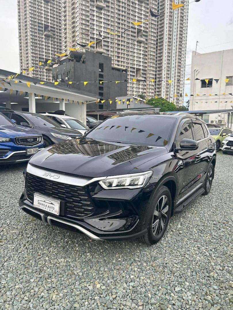 BYD Sealion 5 Dynamic Auto (Category: Used Cars) located in Pasig City. Submitted by pureocean-057512 (Listing ID 1470826424, Image 3). Description: 2027 SEALION 5 DYNAMIC GAS HYBRID AUTOMATIC TRANSMISSION Downpayment: ₱356,400 ✅ ZERO PROCESSING UNTIL NOV 13&14 ONLY ✅ ⚠️ LIMITED SLOTS ONLY ⚠️ Keyless Cosmos black 484kms mileage Automatic Transmission Gas-Hybrid 2 ending plate LED Headlights LED Daytime Running Lights (DRL) LED Taillights Power Si