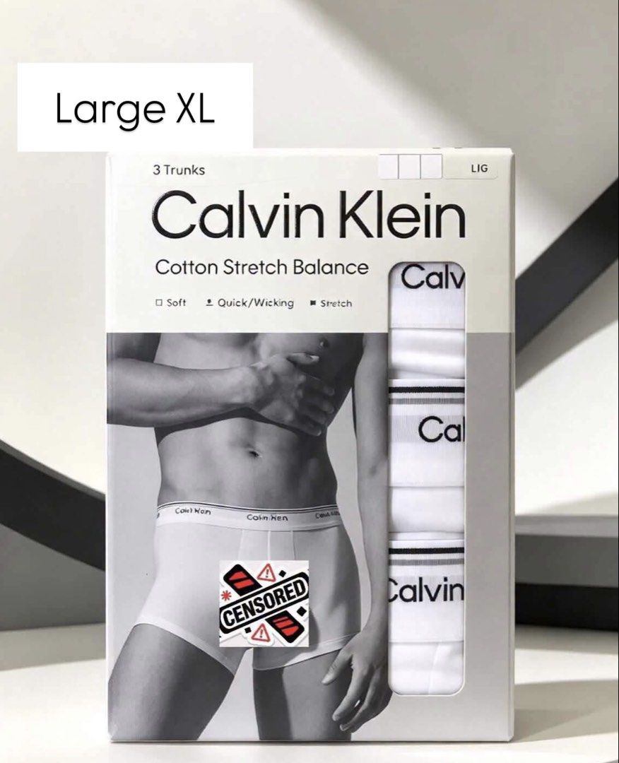 Calvin Klein 3 Pack Boxer Brief - LARGE (Category: Underwear) located in Santa Rosa. Submitted by miqboutique (Listing ID 1470931103, Image 1). Description: CK 3 Pack Boxer Brief LARGE ₱2,100 + SF • Ready to ship • Guaranteed Original Fb page: Miq's Boutique.