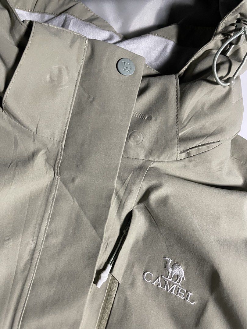 Camel water proof jacket (Category: Coats, Jackets and Outerwear) located in Bais. Submitted by christian.complexthrift08 (Listing ID 1470758571, Image 3). Description: Camel water proof jacket (Perfect for daily use) Color: beige Size: Large men XL womens Width: 22 inches Length: 27 inches Condition: 9.5 / 10 Issue: nasira yung snap button sa may chin Price: 699 free shipping Via JNT express.