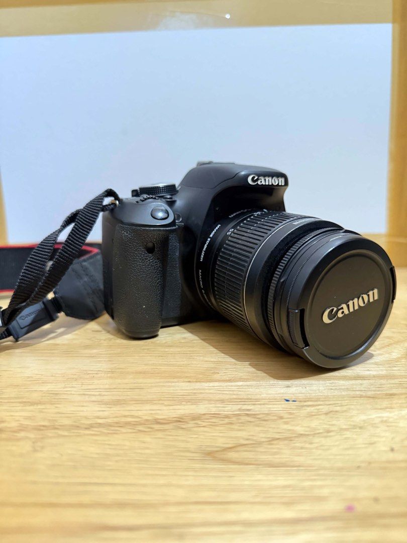 Canon EOS 600D DSLR Camera (Category: Cameras) located in Manila. Submitted by gryff (Listing ID 1470801539, Image 1). Description: Selling my secondhand Canon DLSR Camera ⚠️ Buy at your own risk ⚠️ Bought it only here lang din sa carousell for school purposes 〰️ Canon EOS 600D camera body with 18-55mm zoom lens 〰️ Inclusions: original neck strap, lens cap, battery, charger, usb cables, camera bag, camera manual, remote clicker + remote batteries