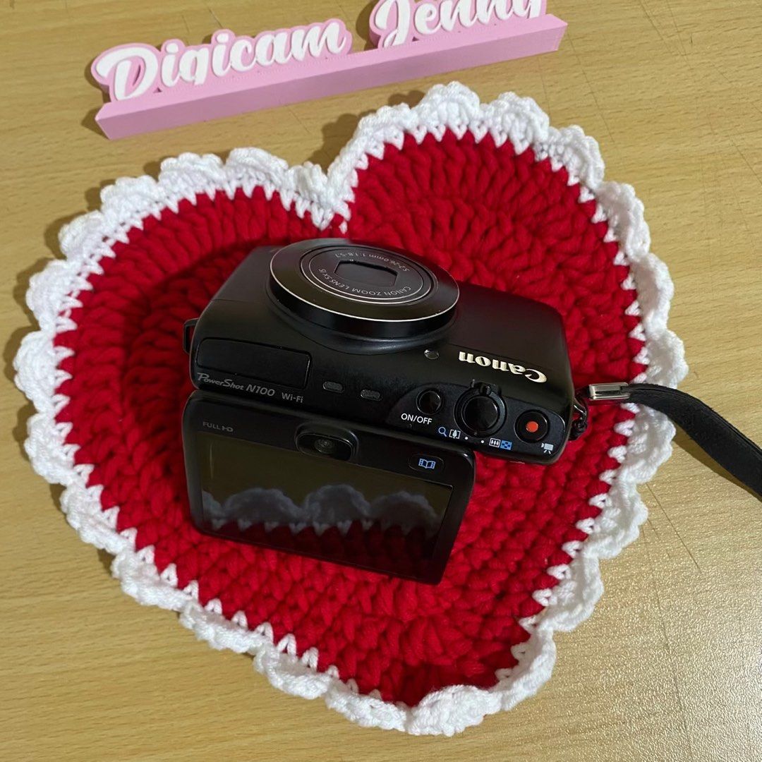 canon powershot n100 | available✅ (Category: Cameras) located in Agdangan. Submitted by digicam.jenny (Listing ID 1470760091, Image 1). Description: .° ༘🎧⋆🖇₊˚ෆ available✅ 📸 CANON POWERSHOT N100 (rare cam) 💸 ₱12,500 ❌❌ 🏷️ ₱11,500 ✅✅ #preowned ⚠️Details: • 12.1 megapixels • 3.0” tilting touchscreen LCD • CMOS sensor • 5x optical zoom • Full HD video recording • Pop-up flash • Built-in Wi-Fi • Dual Camera feature • Hybrid Auto • Face ID + touch