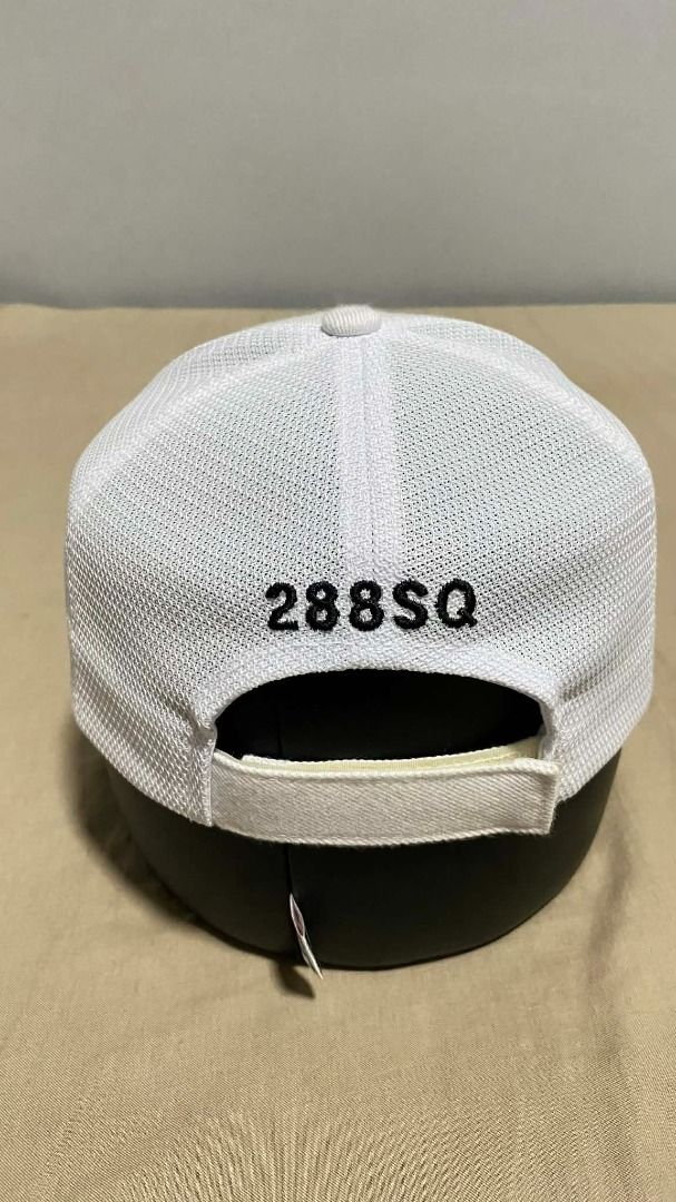 CapBoy Harpy 288SQ White Trucker Cap (Category: Caps & Hats) located in Manila. Submitted by hellmagevtg (Listing ID 1470800346, Image 3). Description: - Brand: CapBoy (Made in Korea) - Style: White trucker cap with adjustable strap closure - Design details: 'Harpy First in First Attack' embroidered patch on front - Accents: Eagle emblem on side and '288SQ' stitched on back - Condition: Clean interior with original branded tag intact.