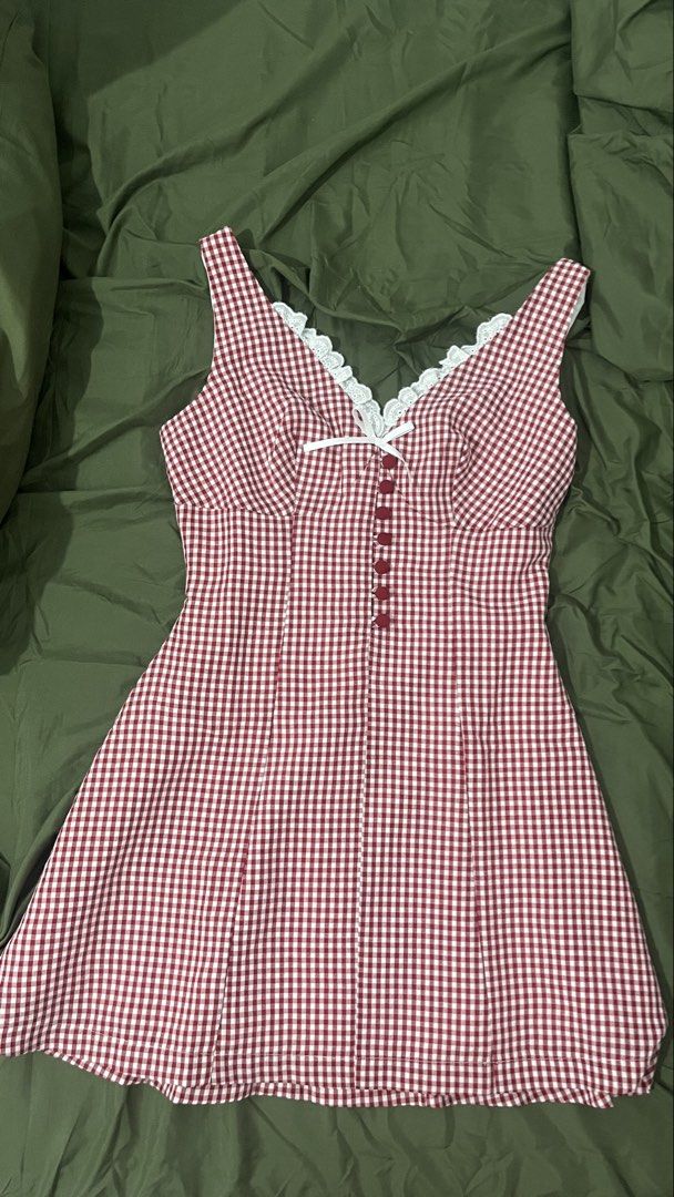 Vietnamese gingham mini dress (Category: Dresses) located in Manila. Submitted by xtraspycee (Listing ID 1470891514, Image 1). Description: Selling my brand new Cara Club x Logitech collaboration gingham dress for 1,300. Never worn. Bought for ₱1,500 in Vietnam by my bf. Rfs: wrong size Can send more photos if interested.