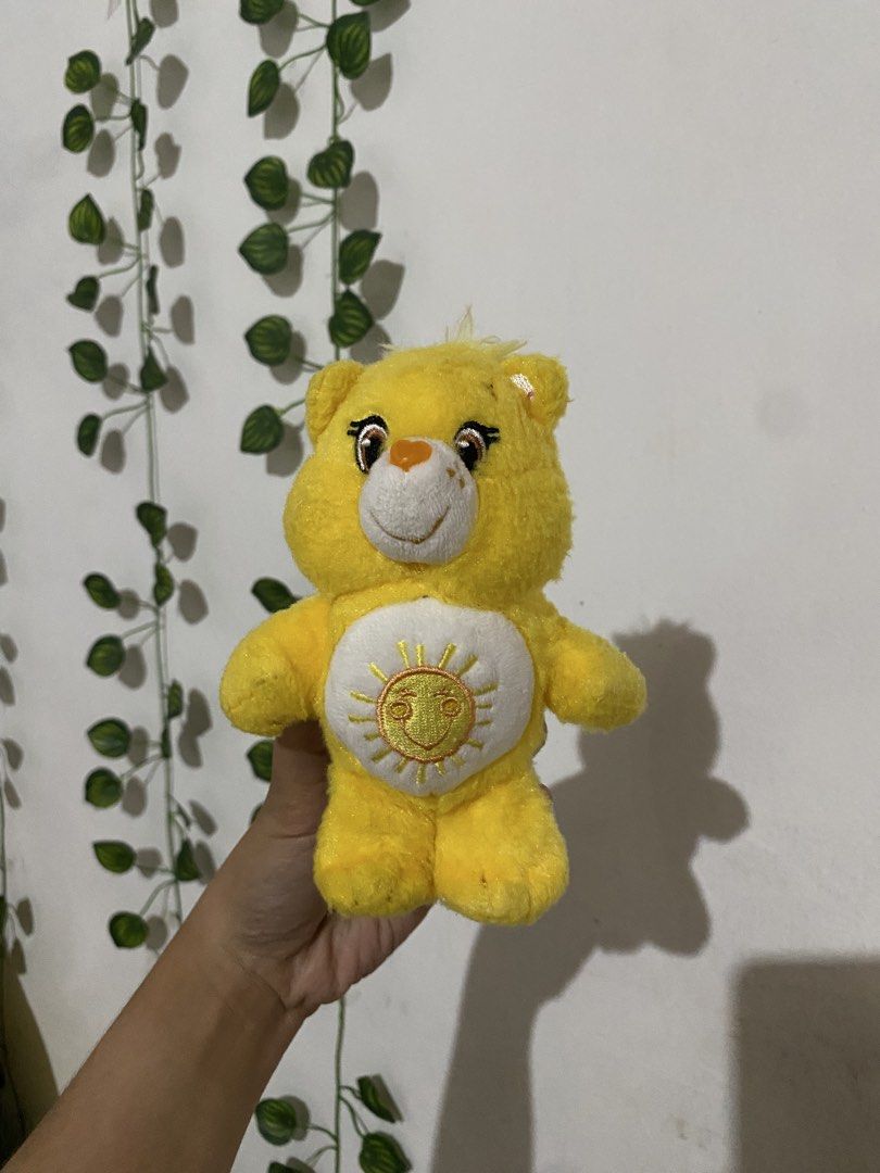Care Bears Funshine Bear Plush Charm (Category: Plushies & Soft Toys) located in Guagua. Submitted by toy_corner (Listing ID 1470744302, Image 2). Description: No issue Pampanga loc MOP: Gcash J&T courier.