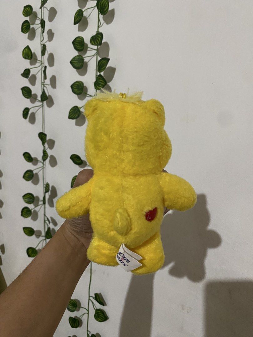 Care Bears Funshine Bear Plush Charm (Category: Plushies & Soft Toys) located in Guagua. Submitted by toy_corner (Listing ID 1470744302, Image 3). Description: No issue Pampanga loc MOP: Gcash J&T courier.