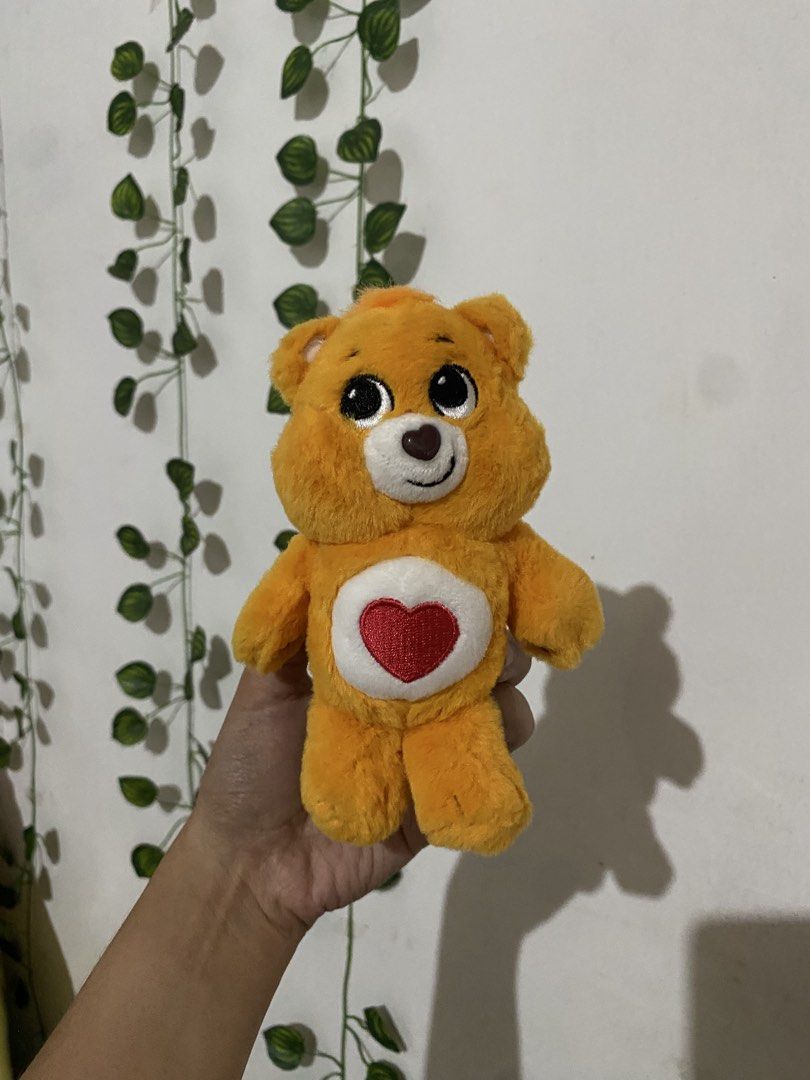 Care Bears Tender Heart Bear Plush Charm (Category: Plushies & Soft Toys) located in Guagua. Submitted by toy_corner (Listing ID 1470744066, Image 2). Description: No issue Pampanga loc MOP: Gcash J&T courier.