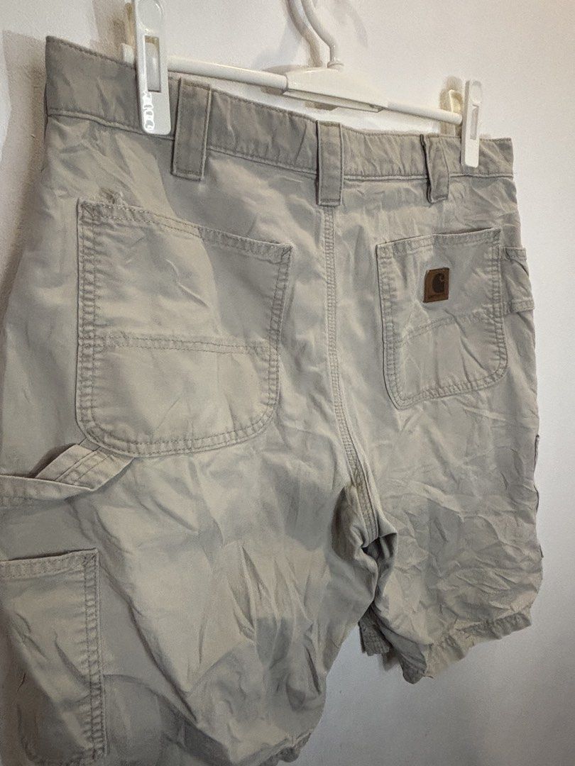 CARHARTT CARPENTER LEATHER PATCH (Category: Shorts) located in Makati City. Submitted by sweetfitforyouph1200 (Listing ID 1470859127, Image 2). Description: Carhartt carpenter Crispy condition Size 34 Noissue.