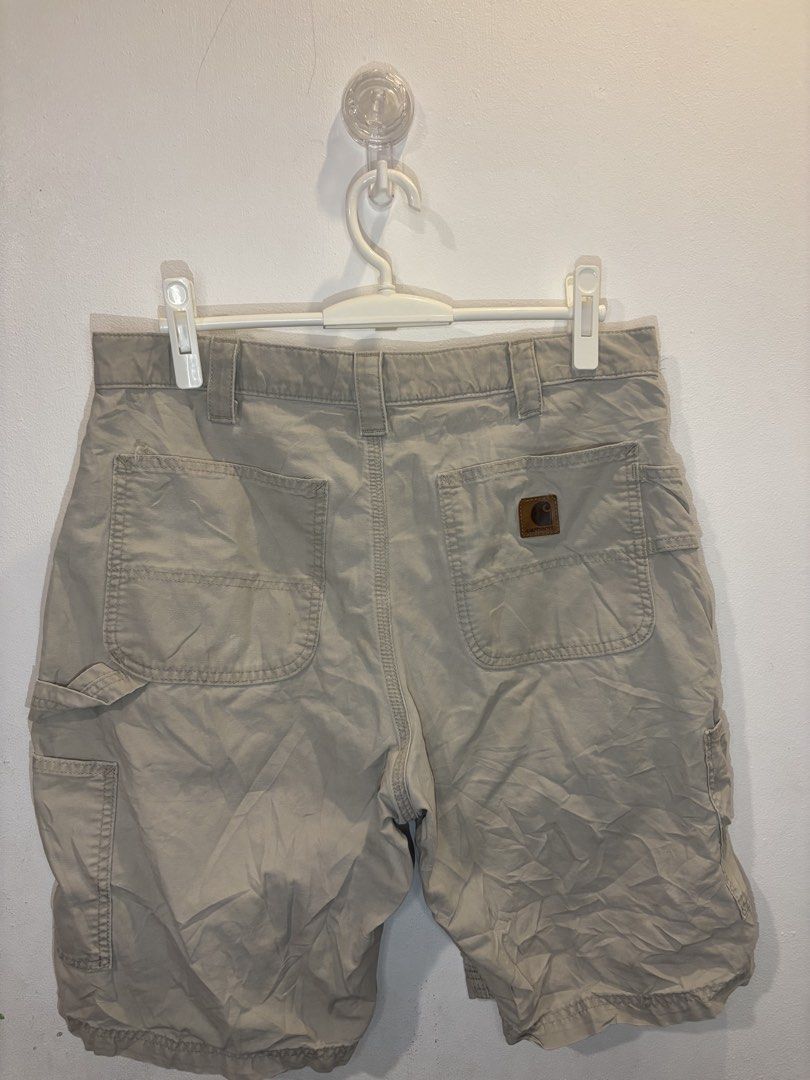 CARHARTT CARPENTER LEATHER PATCH (Category: Shorts) located in Makati City. Submitted by sweetfitforyouph1200 (Listing ID 1470859127, Image 1). Description: Carhartt carpenter Crispy condition Size 34 Noissue.