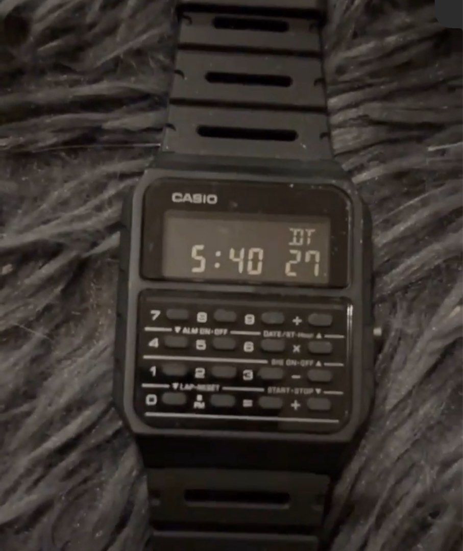 Casio CA-53W Calculator Watch (Category: Men's Watches) located in Naga. Submitted by fibonacci7 (Listing ID 1470763073, Image 3). Description: CAN DO DELIVERY THRU JNT, BUYER MUST SHOULDER SF.