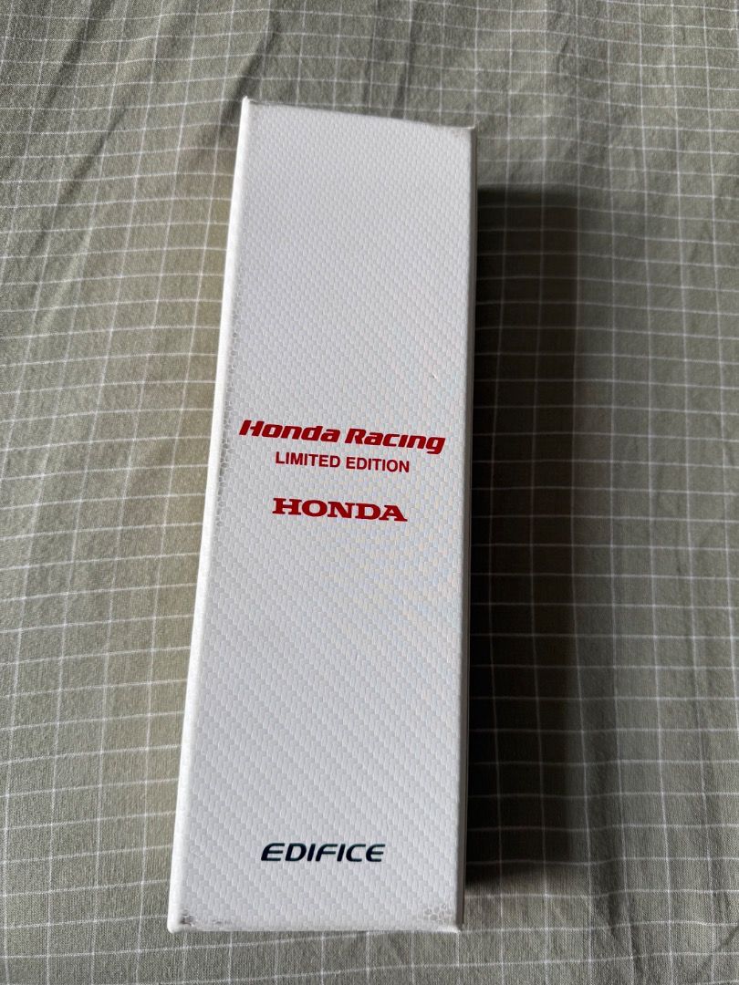 CASIO EDIFICE × HONDA RACING — LIMITED EDITION (Category: Men's Watches) located in Cainta. Submitted by yoshikeiko (Listing ID 1470825367, Image 3). Description: 🏁 FOR SALE: CASIO EDIFICE × HONDA RACING — LIMITED EDITION Model: ECB-S100HR-1A Price: ₱30,000 Condition: Preloved | Complete Original Set 🏎️ A SPECIAL COLLECTOR'S EDITION A distinctive collaboration between CASIO EDIFICE and Honda Racing, celebrating Honda's motorsport heritage and r