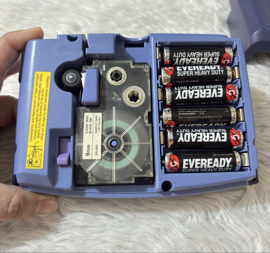 Casio EZ-Label Printer (Category: Printers, Scanners & Copiers) located in Paranaque City. Submitted by dalle_closet (Listing ID 1470768479, Image 2). Description: working well with ink cartridge na uses 6x AA batteries (not included).