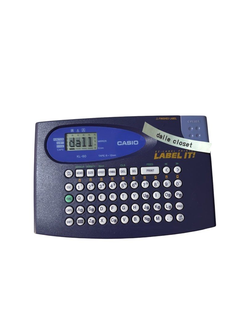 Casio EZ-Label Printer (Category: Printers, Scanners & Copiers) located in Paranaque City. Submitted by dalle_closet (Listing ID 1470768479, Image 1). Description: working well with ink cartridge na uses 6x AA batteries (not included).