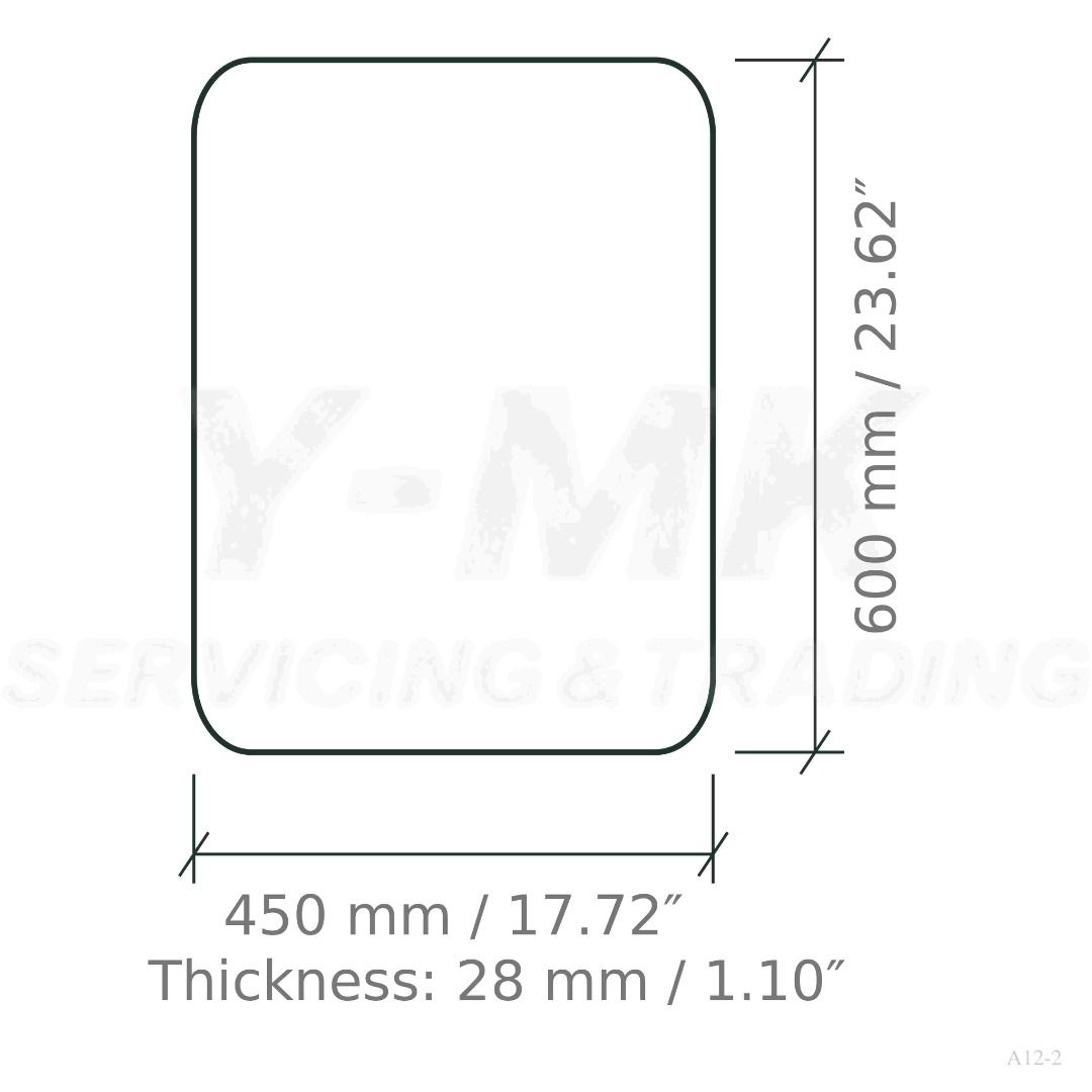 (CDC Voucher accepted) Aluminium Frame Mirror A12-2 CR4560A281(GD ...