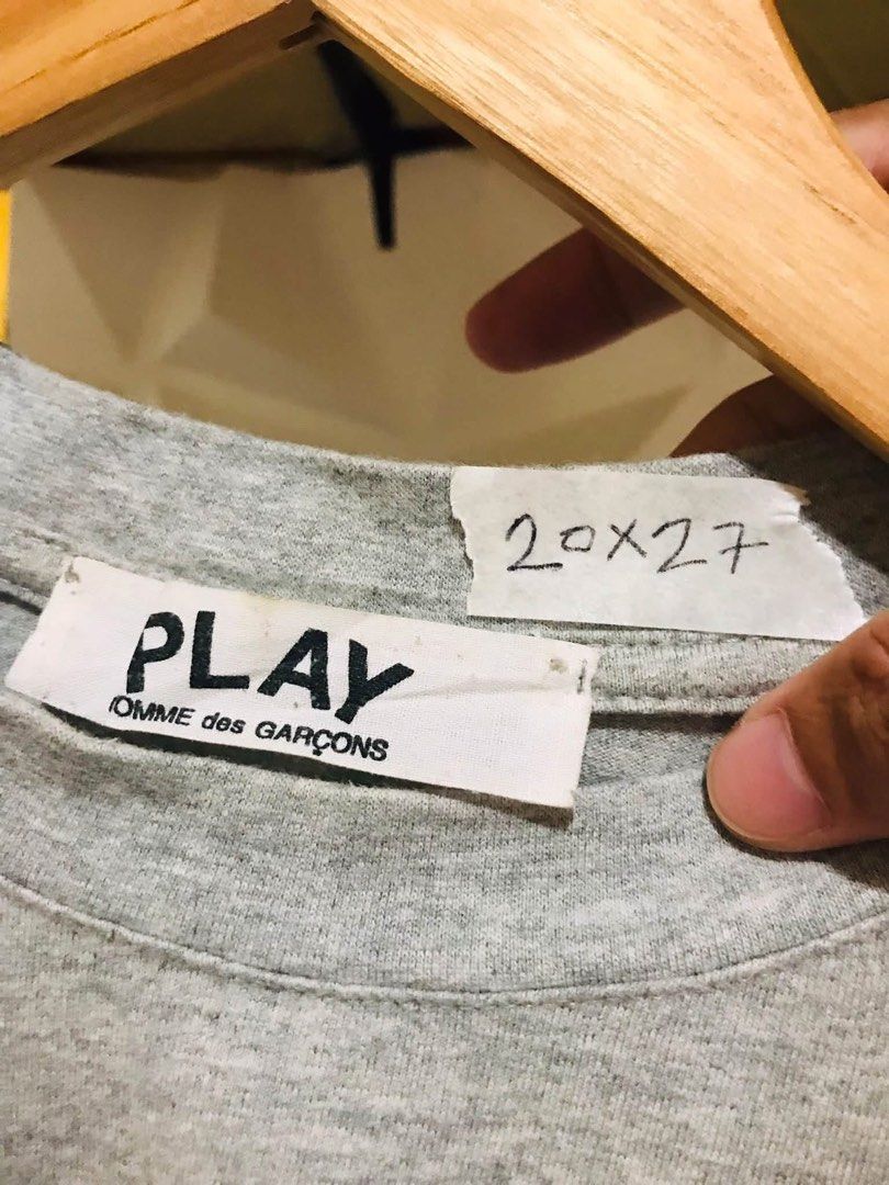 cdg play shirt🔥 (Category: Luxury Apparel) located in Tanay. Submitted by drthriftthree (Listing ID 1470930046, Image 2). Description: excellent condition!.