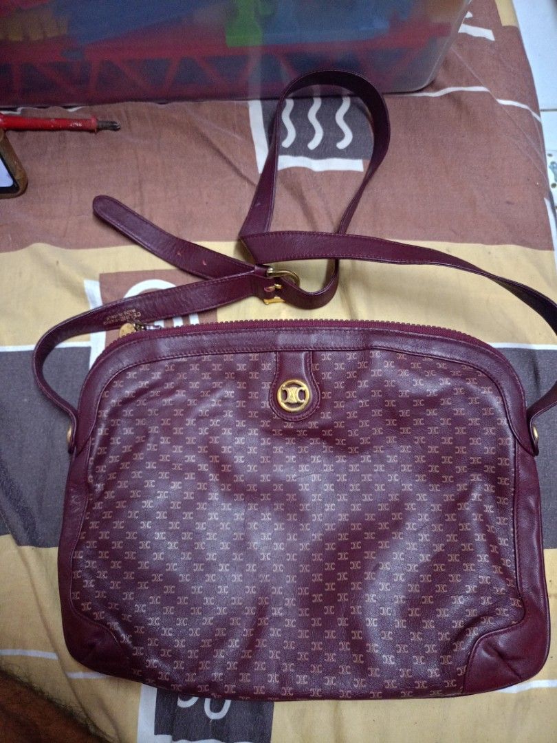 Celine macadam vintage (Category: Cross-body Bags) located in Manila. Submitted by raymund2501 (Listing ID 1470787087, Image 1). Description: for sale 5k vintage Celine macadam posted n detailed pics in good condition no major flaws / issue dimension 9 inches height 11 1/2 inches width.