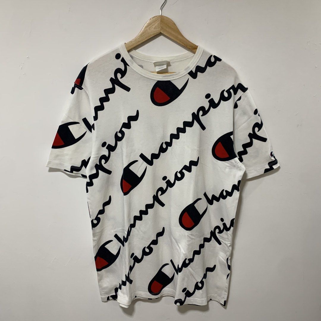 Champion aop (Category: Tshirts & Polo Shirts ) located in Cavite. Submitted by yobubsss (Listing ID 1470903727, Image 1). Description: Size Large 22w 32L Good condition No issue Need wash.