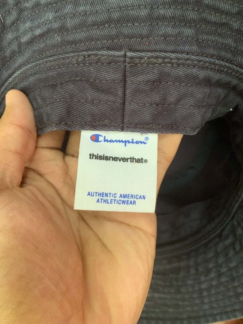 Champion thisisneverthat Modern Bucket Hat (Category: Activewear) located in Buhi. Submitted by __sibol (Listing ID 1470863985, Image 3). Description: Champion thisisneverthat Modern Bucket Hat.