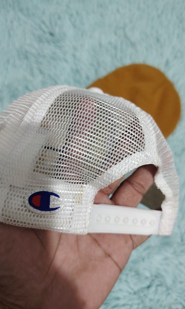 Champion trucker cap and beanie (Category: Caps & Hats) located in Quezon City. Submitted by thriftmo19 (Listing ID 1470912665, Image 3). Description: Champion trucker One size fits most 600 only Champion beanie 500 only.