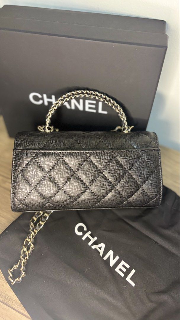 Chanel Caviar Quilted Top Handle Bag (Category: Luxury Bags & Wallets) located in Manila. Submitted by curatedfromjapan (Listing ID 1470891612, Image 3). Description: NGA- but 💯 guaranteed japan sourced bag.