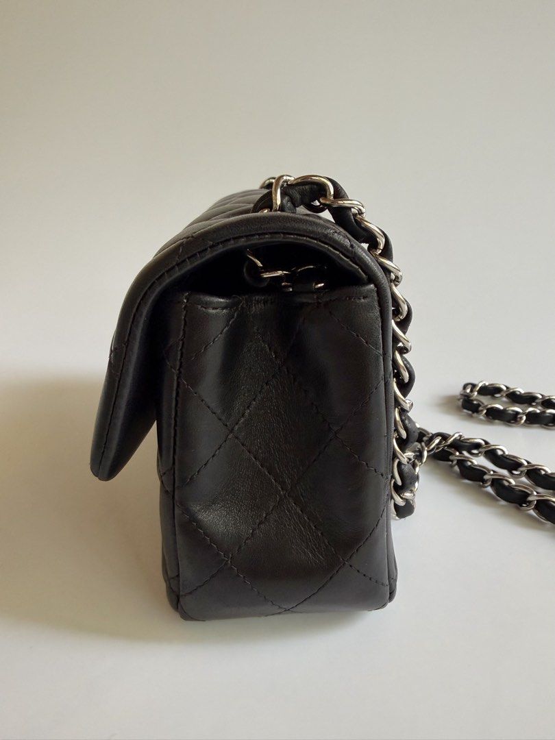 Chanel Mini Rectangular Flap in Black Lambskin with Silver Hardware (Series 21) (Category: Luxury Bags & Wallets) located in Quezon City. Submitted by lian_closet (Listing ID 1470757331, Image 3). Description: Chanel Mini Rectangular Flap in Black Lambskin with Silver Hardware (Series 21) Best Price: ₱184,000.
