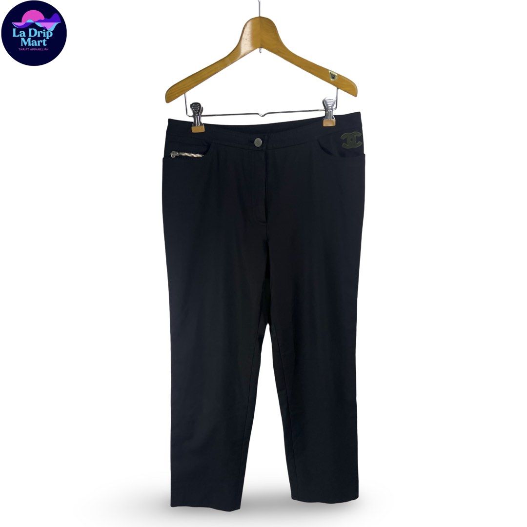 ‎“CHANEL” MNGRM SCRPT TROUSERS (Category: Jeans) located in Taguig. Submitted by ldm.ph (Listing ID 1470914008, Image 1). Description: ‎(LDM-B-0177) ‎Size:ACTUAL FIT:LARGE ‎Dimensions Waistline: 32 ‎Inches length:38 Leg opening:7 ‎Condition: EXCELLENT ‎Color rate:9.5 ‎Flaws:❌ ‎(READY TO WEAR).