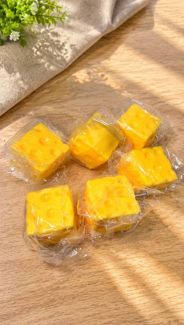 CHEESE SQUISHY (Category: Plushies & Soft Toys) located in Imus. Submitted by _justrandomstuff (Listing ID 1470812491, Image 1). Description: ₱100 (3pcs) ASSORTED .