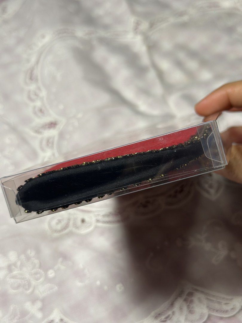 chenille fabric glasses case or multi-use pouch (Category: Accessory Holder, Box & Organizers) located in Davao. Submitted by favoritepreloved (Listing ID 1470907293, Image 3). Description: 💜 from the Chenille Ava Collection.