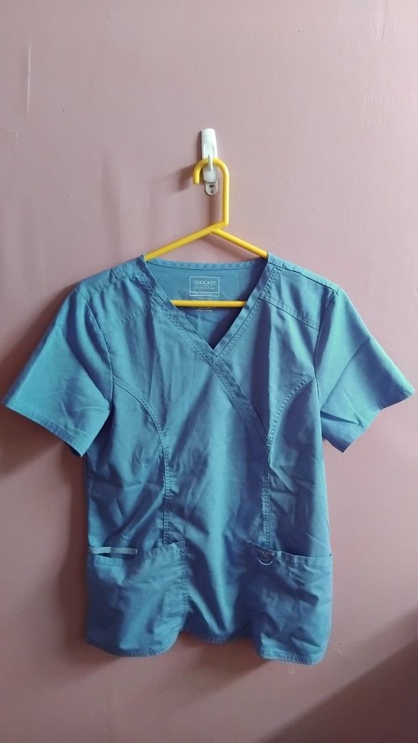 CHEROKEE WORKWEAR REVOLUTION SCRUB SET (Category: Community) located in Iloilo. Submitted by ayinscloset (Listing ID 1470793865, Image 2). Description: CHEROKEE WORKWEAR REVOLUTION SCRUB SET 💙 Price: ₱950 (Negotiable) Brand: Cherokee Workwear Revolution Size: Medium (M) Color: Blue Includes: Scrub Top + Pants ✨ Comfortable stretch fabric ✨ Multiple functional pockets ✨ Adjustable drawstring pants ✨ Suitable for healthcare students and profession