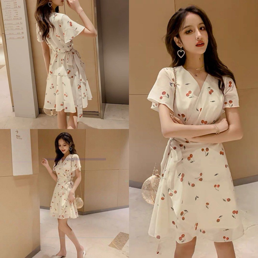 Chiffon Cherry Print Wrap Dress (Category: Dresses) located in Calamba. Submitted by Ashantyscollezion (Listing ID 1470785689, Image 3). Description: ✏️ 𝘒𝘪𝘯𝘥𝘭𝘺 𝘕𝘰𝘵𝘦: - 𝘗𝘭𝘦𝘢𝘴𝘦 𝘤𝘩𝘦𝘤𝘬 𝘢𝘭𝘭 𝘥𝘦𝘵𝘢𝘪𝘭𝘴 𝘪𝘯 𝘵𝘩𝘦 𝘤𝘢𝘱𝘵𝘪𝘰𝘯𝘴. - 𝘋𝘪𝘮𝘦𝘯𝘴𝘪𝘰𝘯𝘴 𝘢𝘭𝘳𝘦𝘢𝘥𝘺 𝘰𝘯 𝘵𝘩𝘦 𝘱𝘩𝘰𝘵𝘰. -𝘱𝘦𝘵𝘵𝘪𝘤𝘰𝘢𝘵, 𝘳𝘪𝘣𝘣𝘰𝘯 𝘢𝘯𝘥 𝘰𝘵𝘩𝘦𝘳 𝘴𝘵𝘺𝘭𝘪𝘯𝘨 𝘪𝘵𝘦𝘮𝘴 𝘢𝘳𝘦 𝘯𝘰𝘵 𝘪𝘯𝘤𝘭𝘶𝘥𝘦𝘥. 𝘍𝘰𝘳 𝘧𝘭𝘢𝘸𝘴 𝘢𝘯𝘥