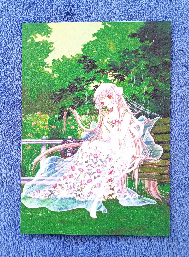 Chobits Chi Clamp Anime Manga A6 Post Card Batch 2 (Category: Art & Prints) located in Iloilo. Submitted by jrmagallanes78 (Listing ID 1470878660, Image 2). Description: PhP 30 per post card. 300Php minimum total for processing sale. Buyer can combine choices with other items in other listings to hit this threshold. Laminated postcards featuring Chi from the Chobits anime/manga series. Illustration by the group Clamp. Postcards are near A6 in siz