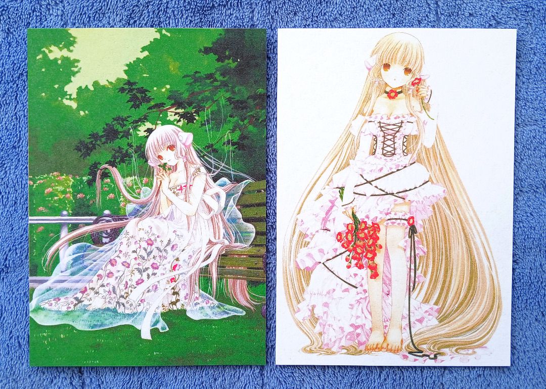 Chobits Chi Clamp Anime Manga A6 Post Card Batch 2 (Category: Art & Prints) located in Iloilo. Submitted by jrmagallanes78 (Listing ID 1470878660, Image 3). Description: PhP 30 per post card. 300Php minimum total for processing sale. Buyer can combine choices with other items in other listings to hit this threshold. Laminated postcards featuring Chi from the Chobits anime/manga series. Illustration by the group Clamp. Postcards are near A6 in siz