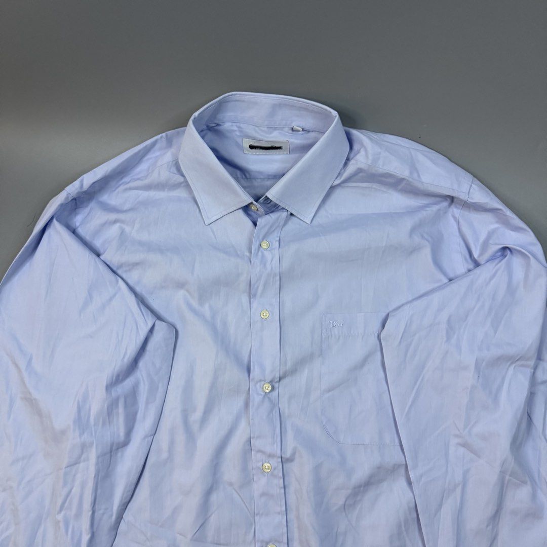 Christian Dior - Formal Longsleeves Buttondown (Category: Formal Shirts) located in Paranaque City. Submitted by millennial_goodz (Listing ID 1470909272, Image 2). Description: WTS Christian Dior - Formal Longsleeves Buttondown Size 17 fits L-XL Dimensions: 26" / 30" Excellent condition Authentic DM.