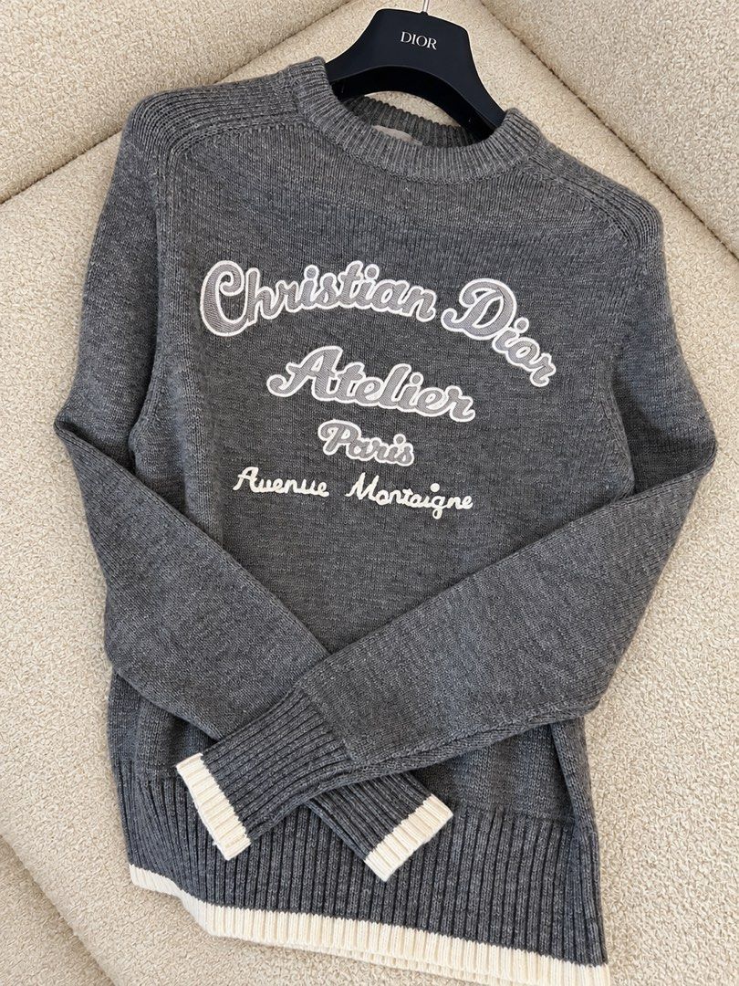 ⚜️Christian Dior knit sweatshirt (Category: Luxury Apparel) located in Makati City. Submitted by 90sangel (Listing ID 1470761694, Image 3). Description: .