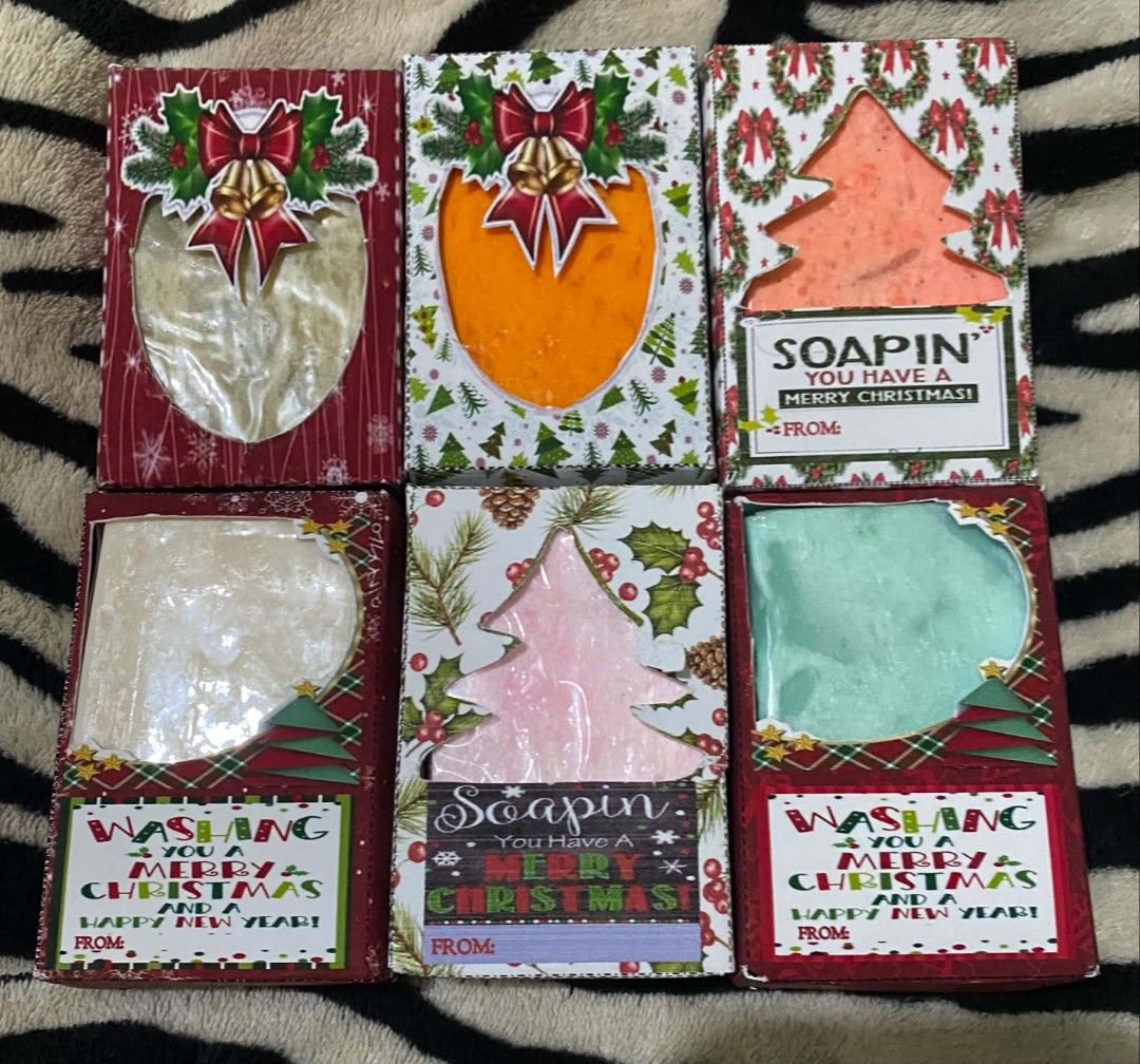 Christmas Soap Giveaway Gift Box Set (Category: Bath) located in San Mateo. Submitted by sweetilicioustreats (Listing ID 1470749678, Image 2). Description: Soapin’ you have a very Merry Christmas! 🧼🎄✨ Looking for the perfect little holiday treat? Our festive, handmade Christmas soaps are here to add a splash of holiday cheer to your season..