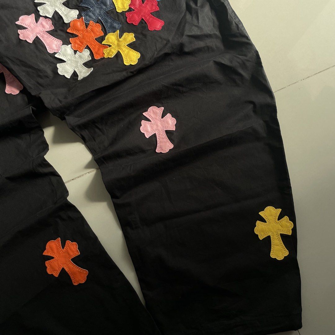 Chrome Hearts Pants (Category: Jeans) located in Manila. Submitted by burning_garments (Listing ID 1470840754, Image 2). Description: 28-34 W / 40.5 L / 13.5 T / 8-9 H - VERY GOOD CONDITION, NO TAGS, OFF, MULTIPLE CROSS PATCH, MIGHT KEEP THIS IF NOT SOLD! .