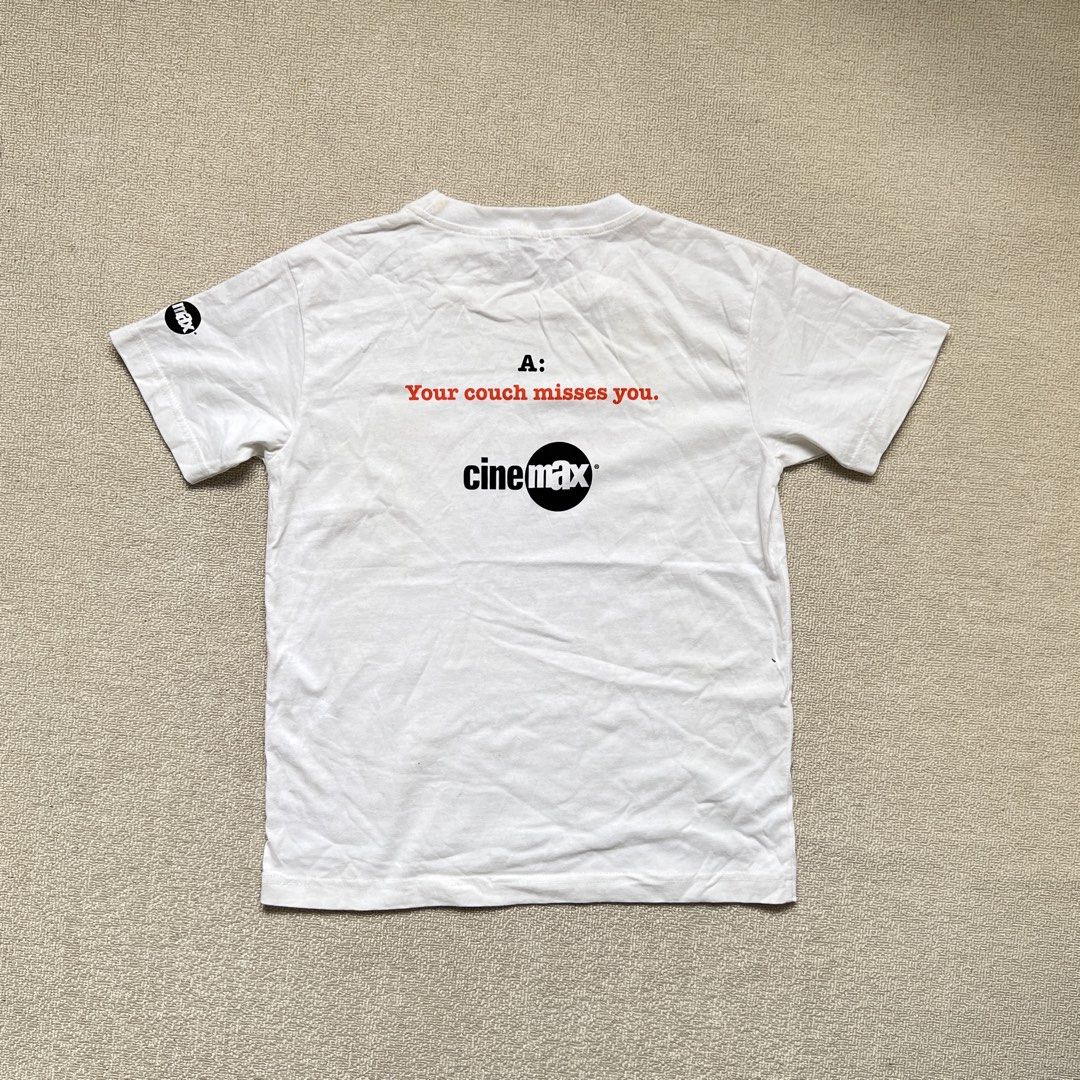 cinemax statement shirt (Category: Shirts) located in Limay. Submitted by budolfindsrawrawr (Listing ID 1470793857, Image 2). Description: cinemax statement shirt - fits s/m l23 b32-36 - in excellent condition .