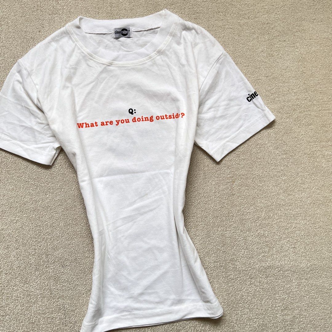 cinemax statement shirt (Category: Shirts) located in Limay. Submitted by budolfindsrawrawr (Listing ID 1470793857, Image 3). Description: cinemax statement shirt - fits s/m l23 b32-36 - in excellent condition .