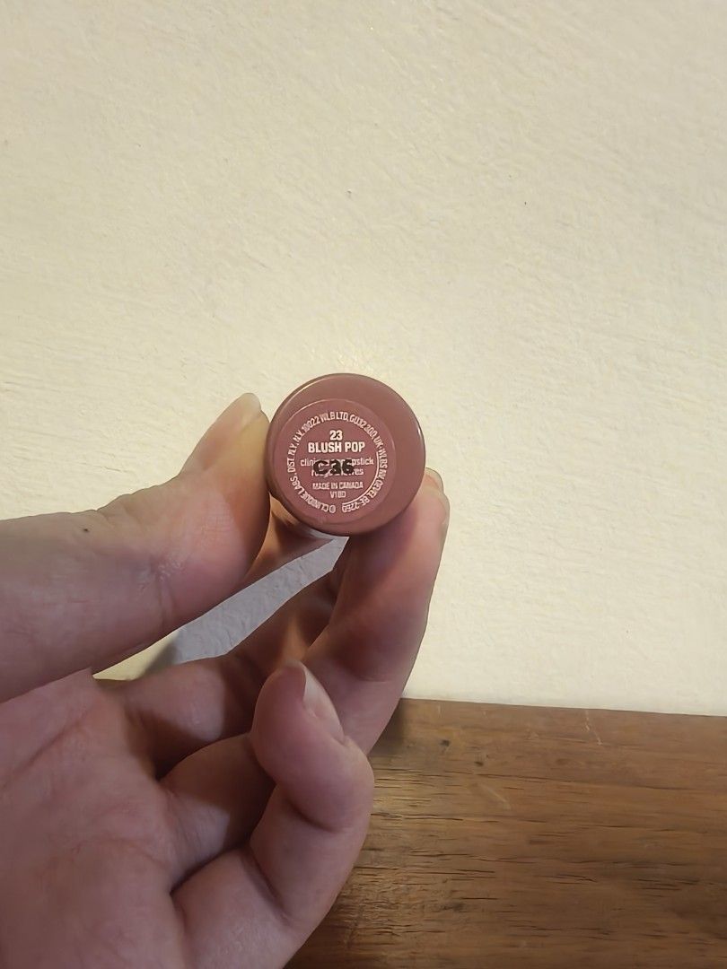 Clinique Pop Lip Colour + Primer Blush Pop (Category: Makeup) located in Davao. Submitted by yvanaavik_sulit (Listing ID 1470894087, Image 2). Description: - Brand: Clinique - Product: Pop Lip Colour + Primer - Shade: Blush Pop (No. 23) - Dusty rose pink - Size: Full size tube, Made in Canada - Condition: Swatched once, basically untouched - Finish: Creamy with built-in primer - Great everyday neutral color.