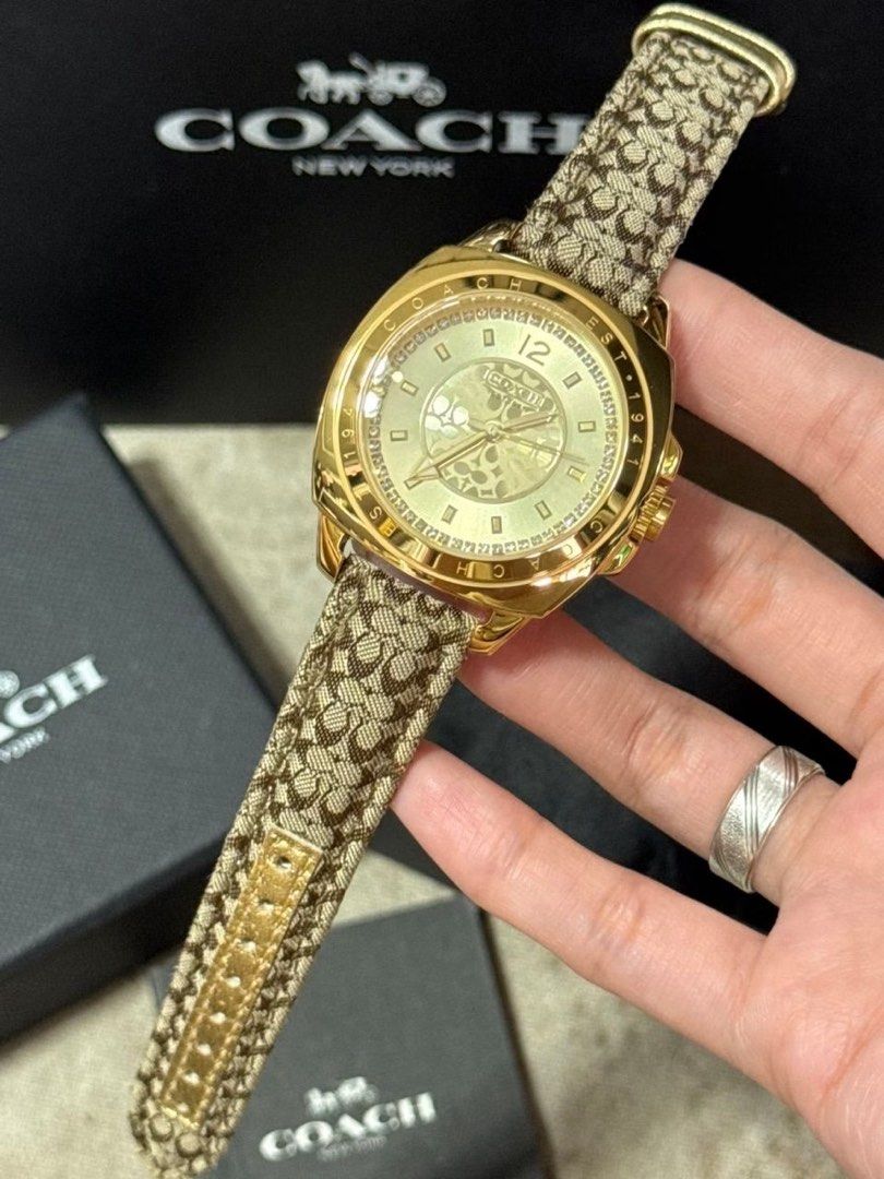 Coach authentic watch (Category: Luxury Accessories) located in Tagum. Submitted by 80bagsph.cemene08 (Listing ID 1470907299, Image 2). Description: From Japan Brand new authentic watch Complete inclusion (I’m ready to send you full video detailes).