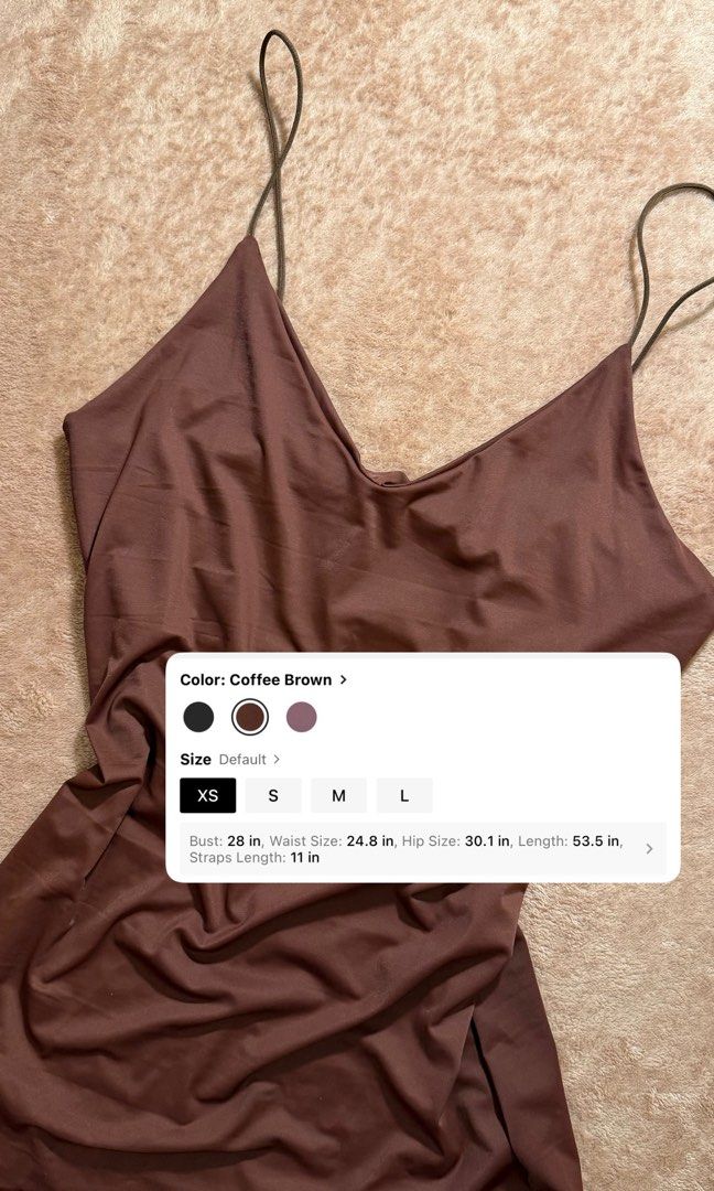 COFFEE BROWN BODYCON (Category: Dresses) located in Cavite. Submitted by prelovedbyreluv (Listing ID 1470918706, Image 3). Description: .
