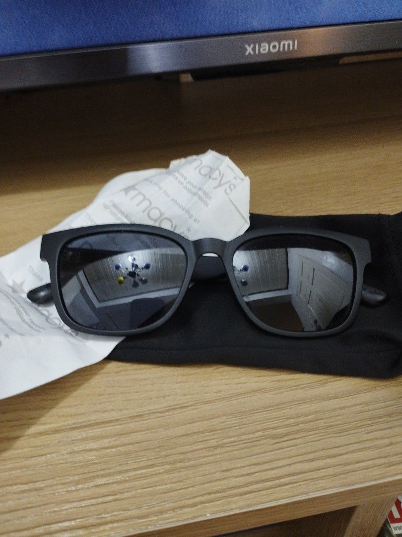 Cole Haan Polarized Matte Black Sunglasses (Category: Sunglasses & Eyewear) located in Caloocan City. Submitted by shopaholic_cousins (Listing ID 1470877187, Image 1). Description: - Brand: Cole Haan - Model: CH6033 - Color: Matte Black with dark tinted polarized lenses - Size: Lens 53, Bridge 17, Temple 145 - Manufacture Date: 05/23 - Inclusions: Black storage pouch and Macy's store receipt wrapper - Design: Classic square frame with minimalist 