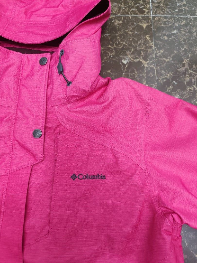 Columbia Windbreaker Jacket Pink (Category: Coats, Jackets and Outerwear) located in Caloocan City. Submitted by novathriftshopph (Listing ID 1470875066, Image 2). Description: Columbia Windbreaker Jacket Pink 100% Authentic (see tag) Medium on Tag (M) Size: 20*26 650+sf Slightly Negotiable Delivery via JNT or Lalamove Novaliches Quezon City.