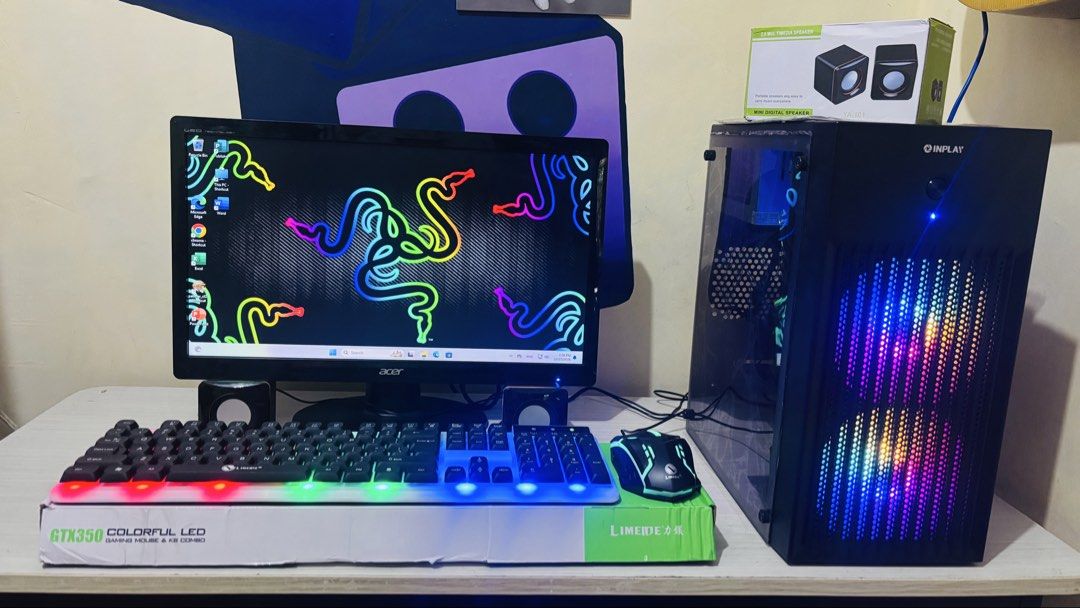 Computer Desktop Set Ready to use Core i5 windows 11 (Category: Desktops) located in Navotas City. Submitted by jerfratz (Listing ID 1470884415, Image 1). Description: COMPUTER SET- READY TO USE ‼️ ✨ PLUG & PLAY! PERFECT FOR: ✅ Office Work / Work From Home ✅ Online Class / Student Use ✅ Printing Business ✅ Browsing & Lite Gaming (Smooth Performance!) 🖥️ SYSTEM SPECIFICATIONS: Processor: Intel® Core™ i5-4440 (3.10GHz) (Upgradable) Motherboard: LG