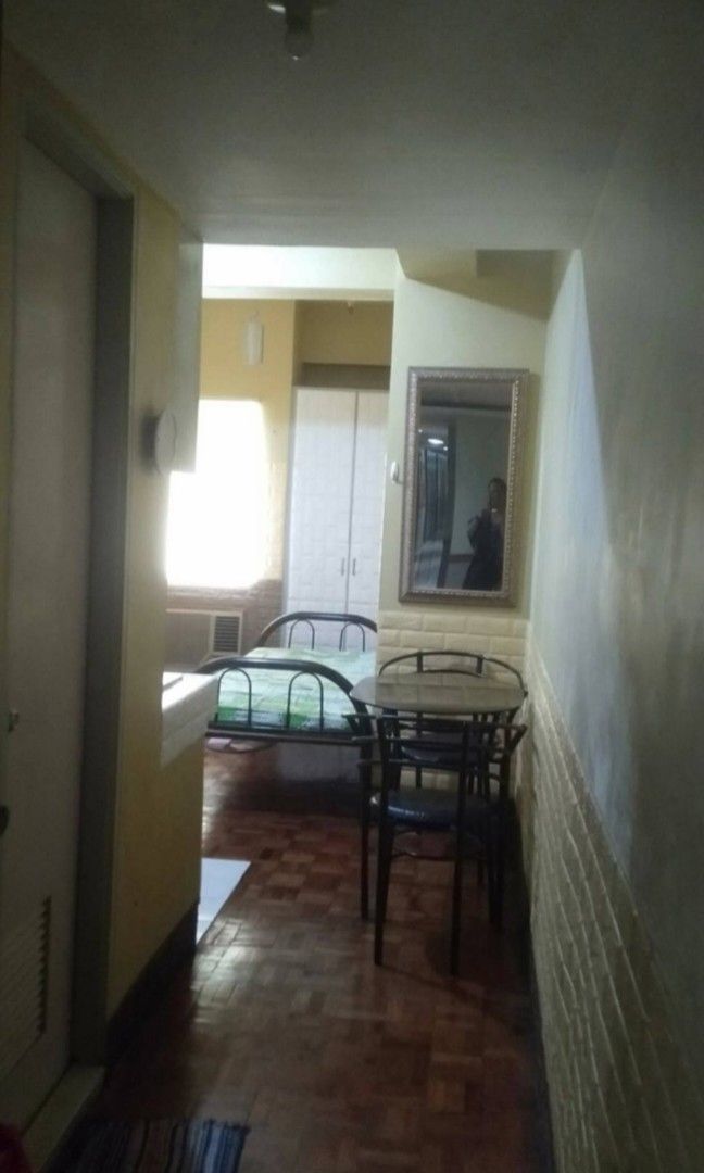 Condominium for rent (Category: Apartments & Condos) located in Manila. Submitted by clevercrystal.e61a9a (Listing ID 1470785609, Image 1). Description: Affordable Condo Unit for Rent - Monthly Rate: PHP 12,500 only - Furnished with bed, dining table, and refrigerator - Kitchen counter with sink and built-in cabinets - Separate bathroom with toilet and sink - Elegant wooden flooring in the main area - Well-lit space with great natural light - DM 